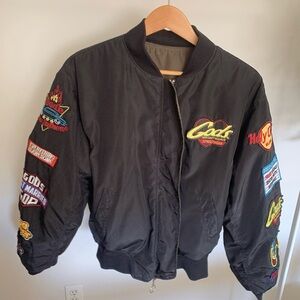 Reversible Bomber Jacket | Black & Army Green | Size M